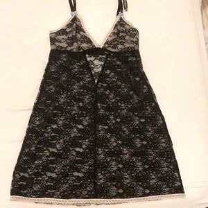 Lace slip sleeping dress